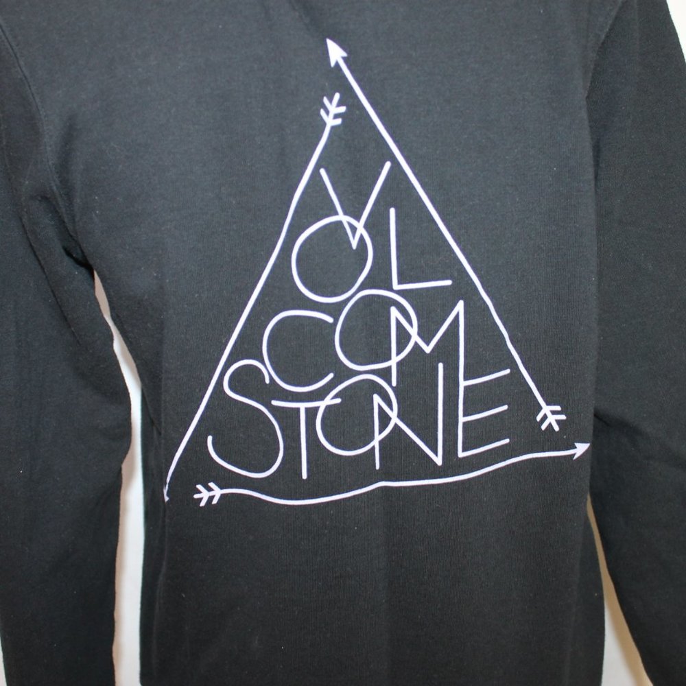 Volcom Black Hoodie Size Small "Volcom Stone" Log… - image 4